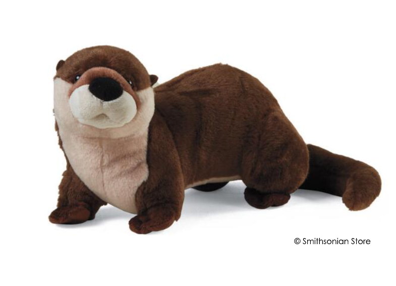 realistic otter stuffed animal