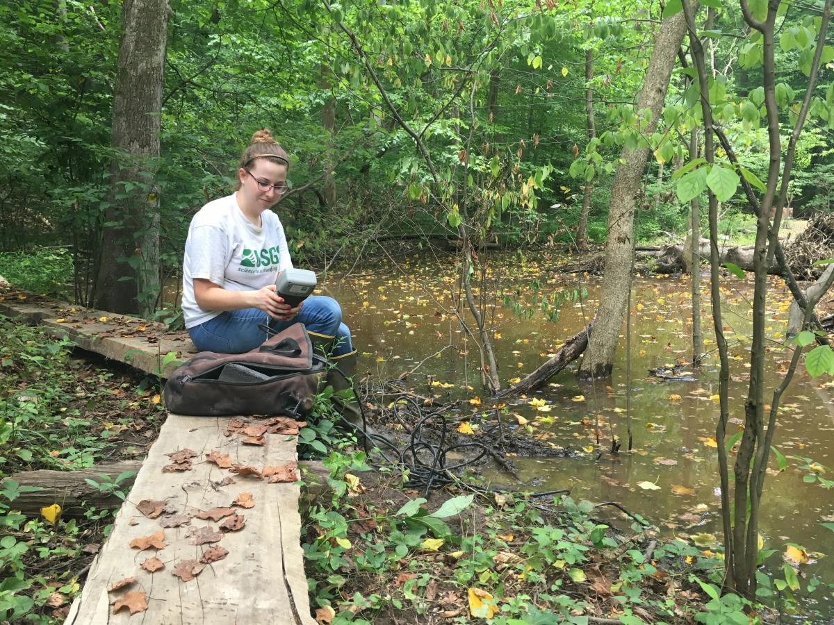 Intern at Muddy Creek stream restoration