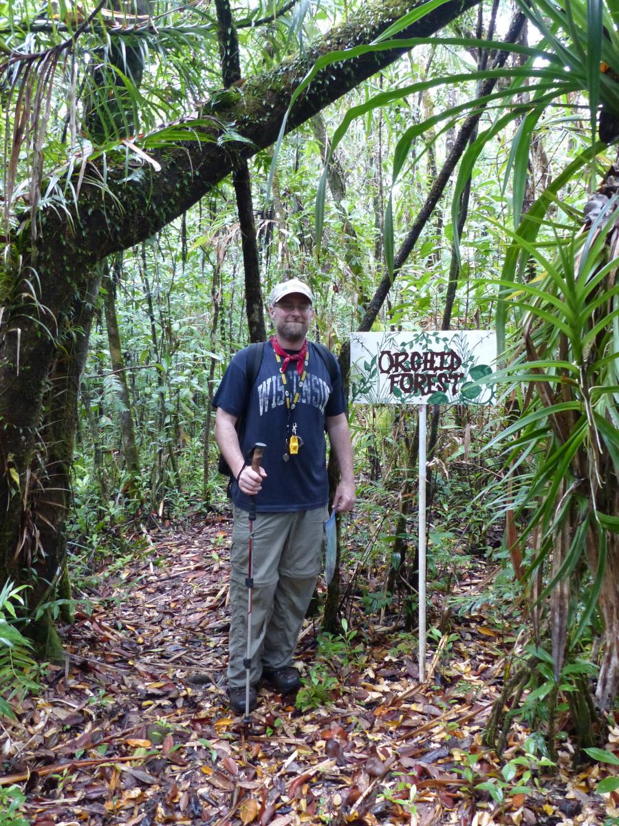 Benjamin Crain in the Orchid Forest