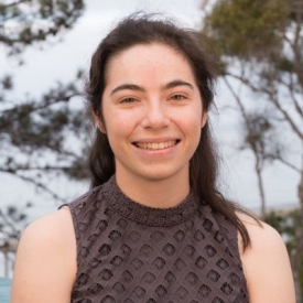 Photo of Emma Palmer in front of trees