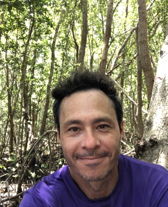 Andre in Gulf of Nicoya's mangroves, Costa Rica